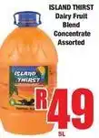 Boxer Thirst - dairy fruit blend concentrate offer