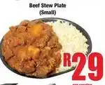 Boxer Beef stew plate offer