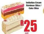 Boxer Rainbow - imitation cream slice / cake slice offer