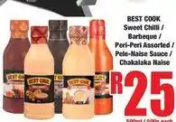 Boxer Sweet chilli / barbeque / peri-peri assorted / pele-naise sauce / chakalaka naise offer
