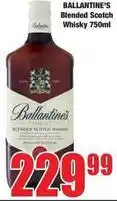 Boxer Ballantine's - blended scotch whisky offer