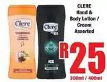 Boxer Clere - hand & body lotion / cream offer