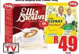 Boxer Ellis brown - milk powder offer