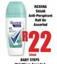 Boxer Rexona - anti-perspirant roll on offer