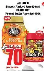Boxer Cat - smooth apricot jam & peanut butter offer