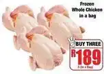 Boxer Frozen - whole chicken offer
