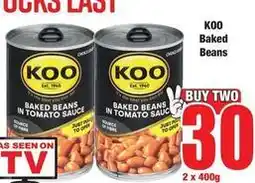 Boxer Koo - baked beans in tomato sauce offer