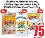 Boxer Shibobo - parboiled rice, super maize meal, cake wheat flour offer