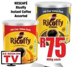 Boxer Nescafé - ricoffy instant coffee offer