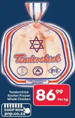 Pick n Pay Tenderchick Kosher Frozen Whole Chicken offer
