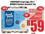Boxer Mama's - large eggs 30's / viennas assorted 1kg offer