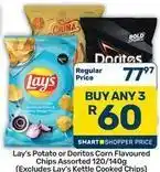 Pick n Pay Hypermarket Lay's - potato or corn flavoured chips offer