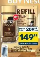 Pick n Pay Hypermarket Nescafé - gold jar assorted offer