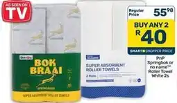 Pick n Pay Hypermarket Springbok or no name roller towel offer