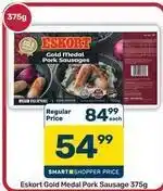 Pick n Pay Hypermarket Eskort - gold medal pork sausage offer