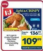 Pick n Pay Hypermarket I&j - light & crispy crumbed cape hake fillet portions offer