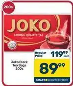 Pick n Pay Hypermarket Joko - black tea bags offer