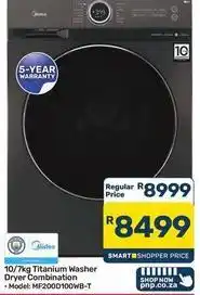 Pick n Pay Hypermarket 10/7kg titanium washer dryer combination - mf200d100wb-t offer