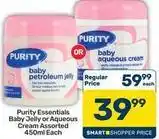 Pick n Pay Hypermarket Purity - baby jelly or aqueous cream offer