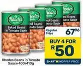 Pick n Pay Hypermarket Rhodes - baked beans in tomato sauce offer