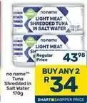 Pick n Pay Hypermarket Light meat shredded tuna in salt water offer