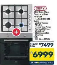 Pick n Pay Hypermarket Defy - stainless steel oven and gas hob set dcb843e offer