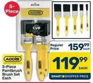Pick n Pay Hypermarket Addis - 5-piece paintbrush brush set offer