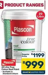 Pick n Pay Hypermarket 20 litre true colour roof paint offer