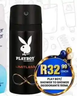 Take 'n Pay PLAYBOY DEODORANT LIMITLESS offer