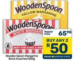 Pick n Pay Wooden spoon - margarine brick assorted offer
