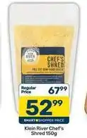 Pick n Pay Chef - 's shred full fat semi-hard cheese offer
