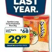 Pick n Pay Spekko - long grain parboiled rice offer