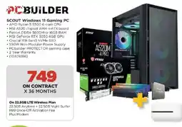 HiFi Corp SCOUT Windows 11 Gaming PC offer