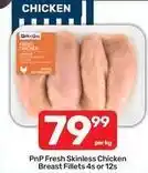 Pick n Pay Fresh skinless chicken breast fillets offer