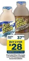 Pick n Pay Parmalat - steri stumpie low fat flavoured milk offer