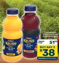 Pick n Pay Krush - 100% fruit juice blend offer
