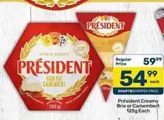 Pick n Pay Creamy brie or camembert offer