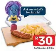 Pick n Pay Pnp russian & chips offer