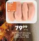 Pick n Pay Fresh chicken breast fillets 4s or 12s offer