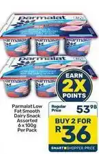 Pick n Pay Parmalat - low fat smooth dairy snack assorted offer
