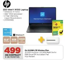 HiFi Corp HP 250 Intel® N150 Laptop offer