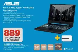 HiFi Corp ASUS TUF A15 AMD Ryzen 7 RTX 3050 Gaming Laptop offer