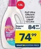 Pick n Pay Ultra - efficient laundry liquid offer