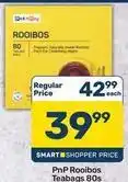 Pick n Pay Rooibos teabags offer