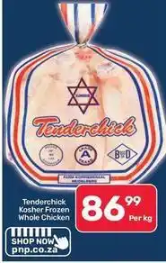 Pick n Pay Frozen - kosher whole chicken offer