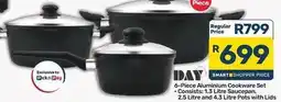 Pick n Pay Pick n pay - 6-piece aluminium cookware set offer