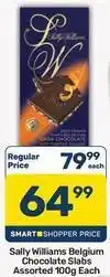Pick n Pay Sally williams - belgium chocolate slabs offer