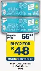Pick n Pay Light meat chunk tuna in salt water offer