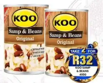 Take 'n Pay KOO Samp & Beans Original offer