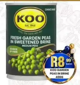 Take 'n Pay KOO Garden Peas in Brine offer